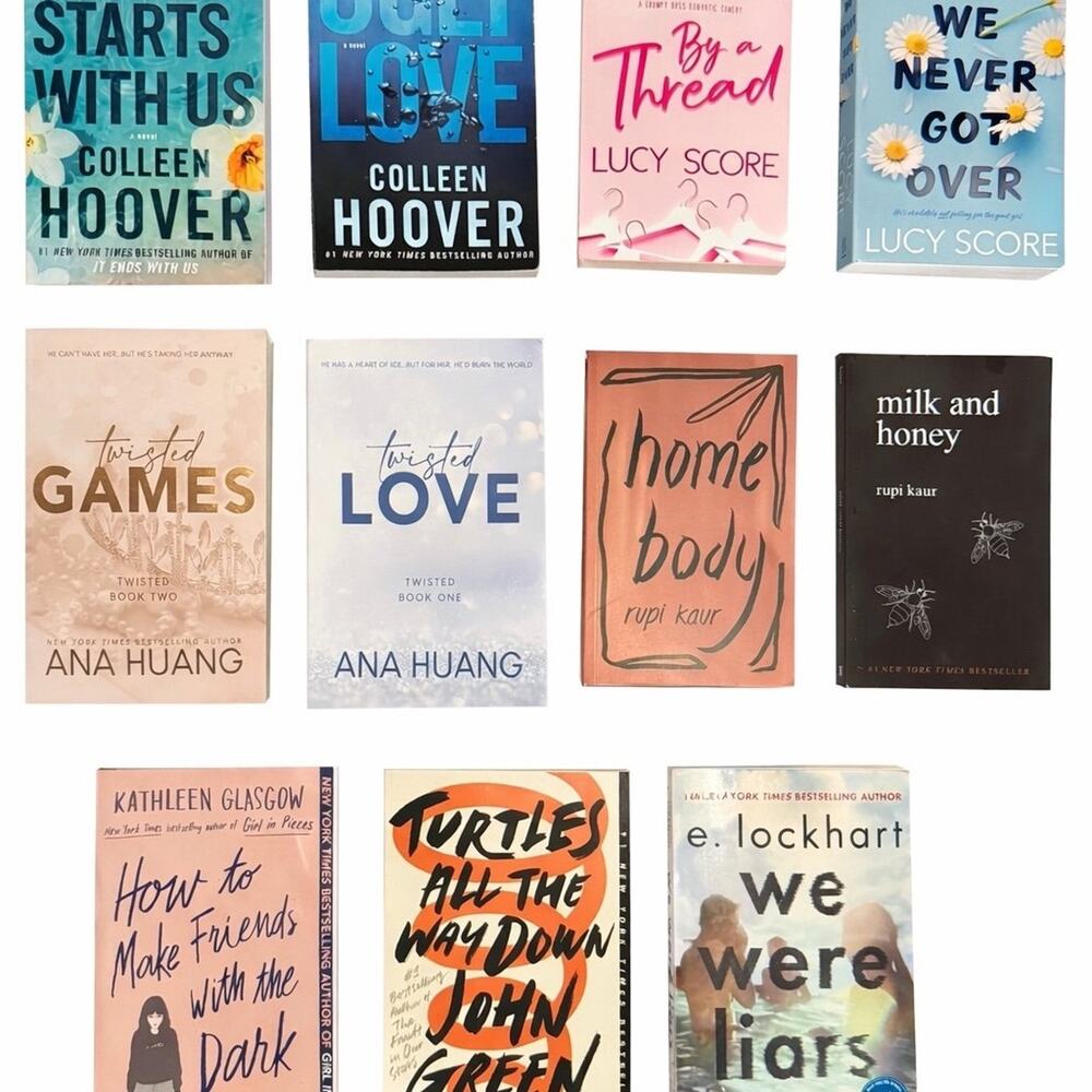 BookTok Romance & YA Bundle Colleen Hoover Ana Huang Lucy Score bundle
